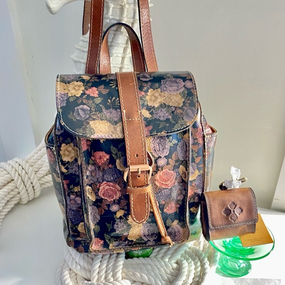 Patricia Nash Handbags - Patricia Nash Denim Fields Aberdeen Backpack ONLY